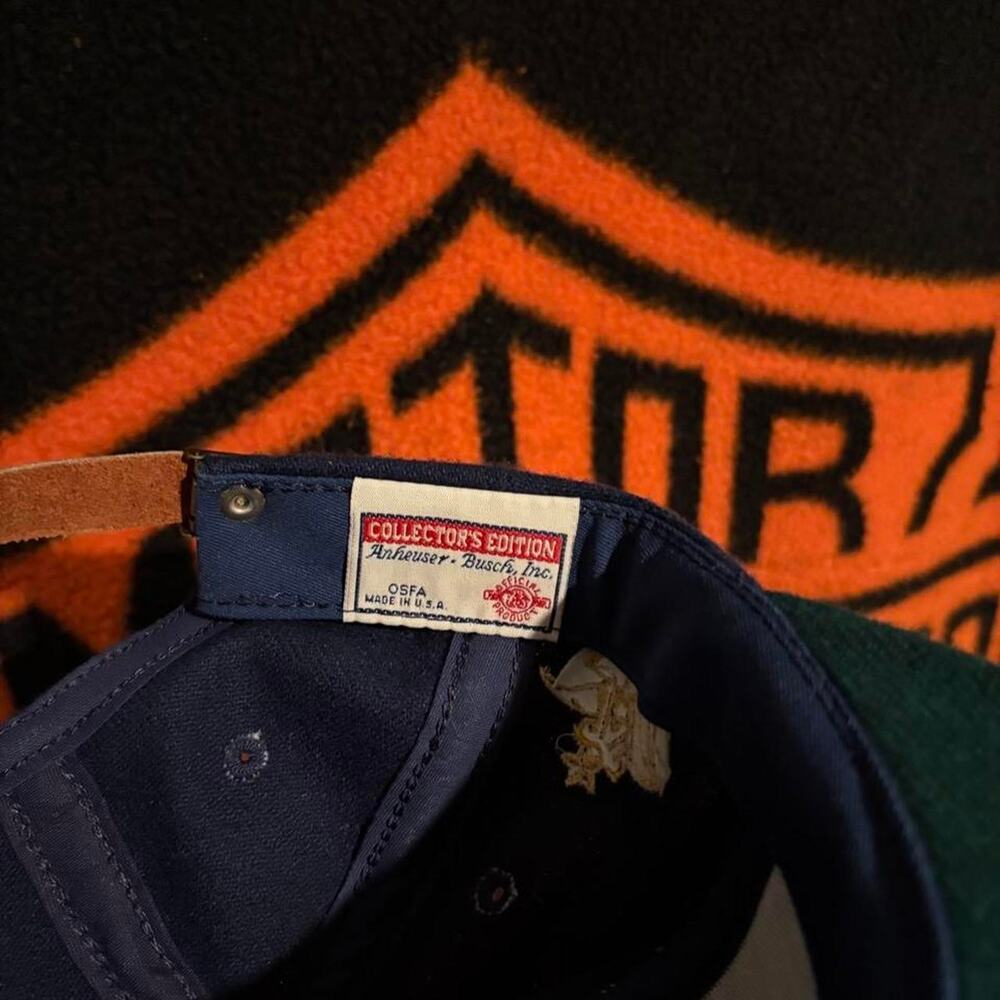Vintage 1990s Numbered Anheuser-Busch Beer Hat - Picture 2 of 5